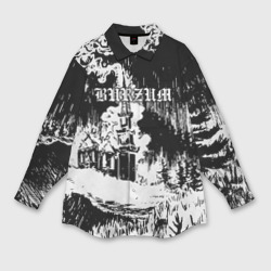 Женская рубашка oversize 3D Burzum