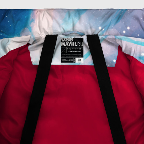 Зимняя куртка для девочек 3D с принтом Half-life - Black Mesa: Xen, фото #5