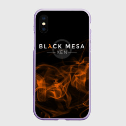Чехол для iPhone XS Max матовый Half-life - Black Mesa: Xen