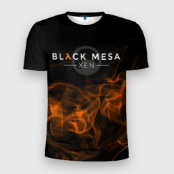 Мужская футболка 3D Slim Half-life - Black Mesa: Xen