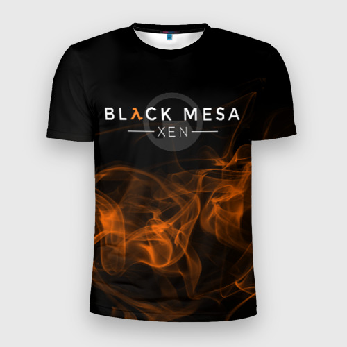 Мужская футболка 3D Slim Half-life - Black Mesa: Xen