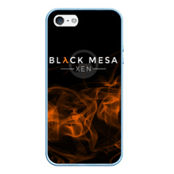 Чехол для iPhone 5/5S матовый Half-life - Black Mesa: Xen