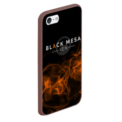 Чехол для iPhone 5/5S матовый Half-life - Black Mesa: Xen - фото 2