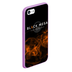 Чехол для iPhone 5/5S матовый Half-life - Black Mesa: Xen - фото 2