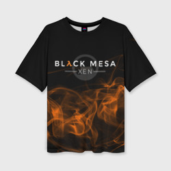 Женская футболка oversize 3D Half-life - Black Mesa: Xen