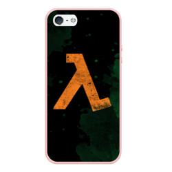 Чехол для iPhone 5/5S матовый Half-life - Lambda