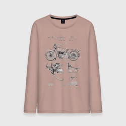 Мужской лонгслив хлопок Patent Bike