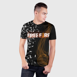 Мужская футболка 3D Slim Free fire - фото 2