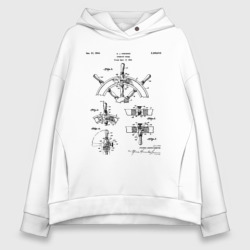 Женское худи Oversize хлопок Patent - A. J. Higgins