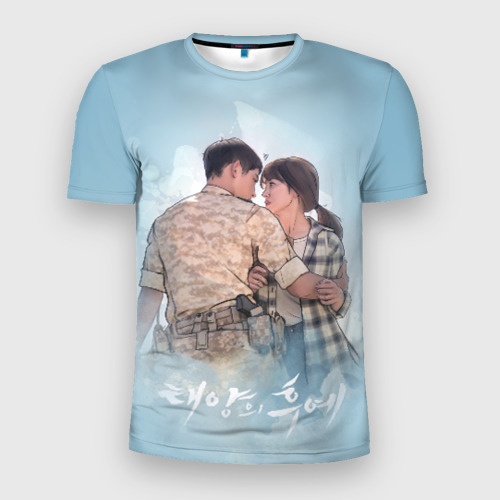 Мужская футболка 3D Slim Descendants of the Sun, цвет 3D печать