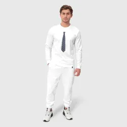Мужской костюм хлопок Business tie - фото 2