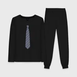 Женская пижама с лонгсливом хлопок Business tie