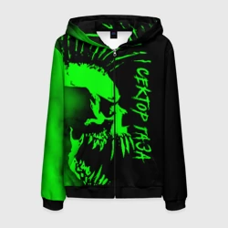 Мужская толстовка 3D на молнии Сектор Газа