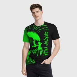 Мужская футболка 3D Сектор Газа - фото 2