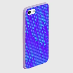 Чехол для iPhone 5/5S матовый Неоновые Линии - фото 2