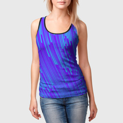 Женская майка 3D Неоновые Линии - фото 2