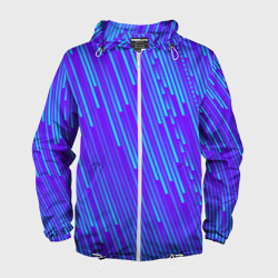 Мужская ветровка 3D Неоновые Линии