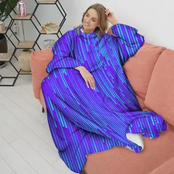 Плед с рукавами Неоновые Линии - фото 2