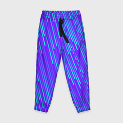 Детские брюки 3D Неоновые Линии