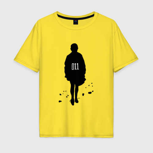Мужская футболка хлопок Oversize с принтом Очень Странные Дела (011), вид спереди #2