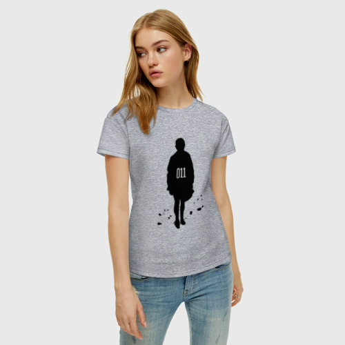 Женская футболка хлопок с принтом Очень Странные Дела (011), фото на моделе #1