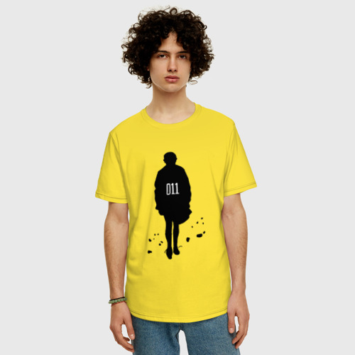 Мужская футболка хлопок Oversize с принтом Очень Странные Дела (011), фото на моделе #1