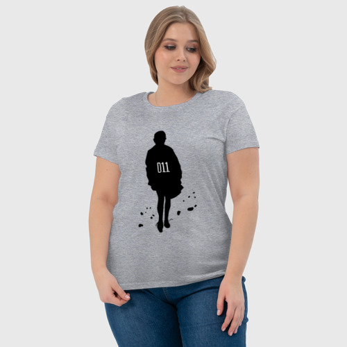 Женская футболка хлопок с принтом Очень Странные Дела (011), фото #4