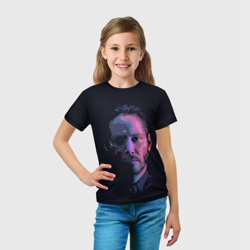 Детская футболка 3D Джон Уик, цвет 3D печать - фото 5