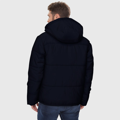 Мужская зимняя куртка 3D с принтом Джон Уик, вид сзади #2