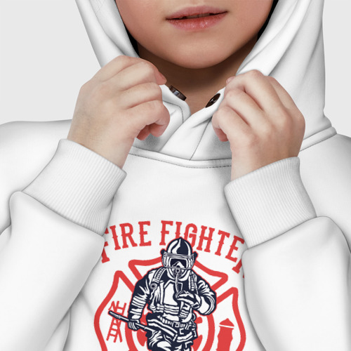 Детское худи Oversize хлопок Fire fighter - фото 7