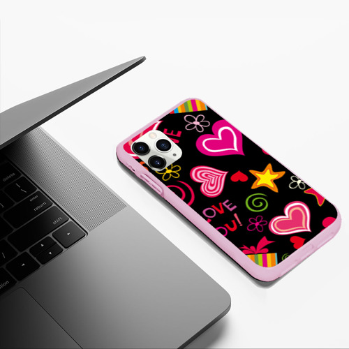 Чехол для iPhone 11 Pro Max матовый с принтом Любовь на века, фото #5