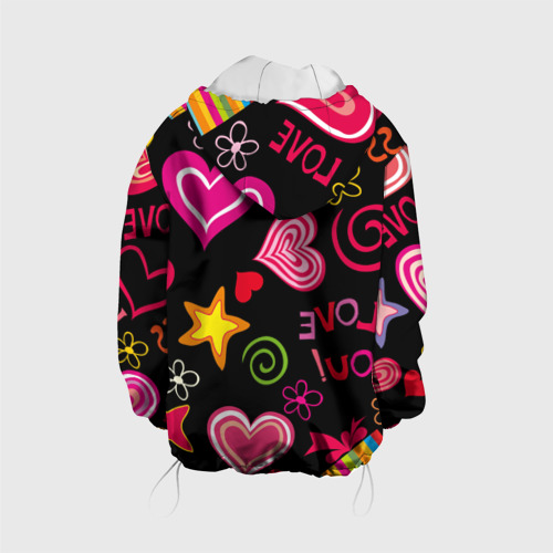 Детская куртка 3D Любовь на века, цвет белый - фото 2