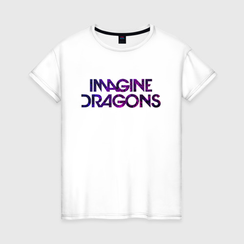 Женская футболка хлопок IMAGINE DRAGONS