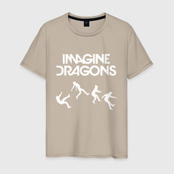 Мужская футболка хлопок Imagine dragons