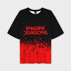 Мужская футболка oversize 3D Imagine dragons