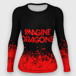 Женский рашгард 3D Imagine dragons