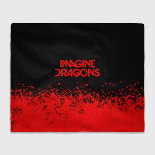 Плед 3D Imagine dragons, цвет 3D (велсофт)