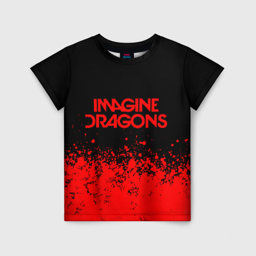 Детская футболка 3D Imagine dragons, цвет 3D печать