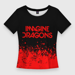 Женская футболка 3D Slim Imagine dragons