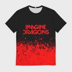 Мужская футболка 3D Imagine dragons