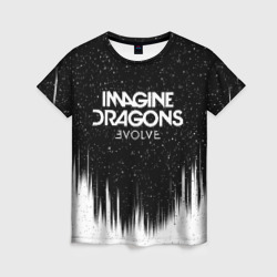 Женская футболка 3D Imagine dragons