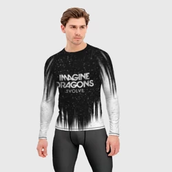 Мужской рашгард 3D Imagine dragons - фото 2