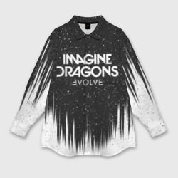 Мужская рубашка oversize 3D Imagine dragons