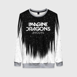 Женский свитшот 3D Imagine dragons