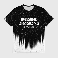 Мужская футболка 3D Imagine dragons