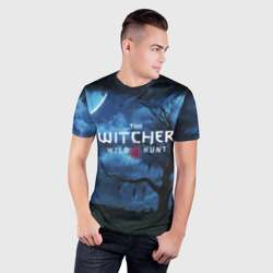 Мужская футболка 3D Slim The Witcher 3:wild hunt - фото 2