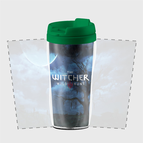 Термокружка-непроливайка The Witcher 3:wild hunt, цвет зеленый - фото 2