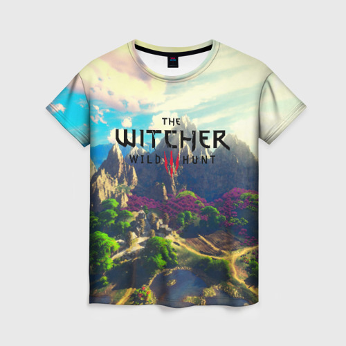 Женская футболка 3D THE WITCHER 3:WILD HUNT, цвет 3D печать