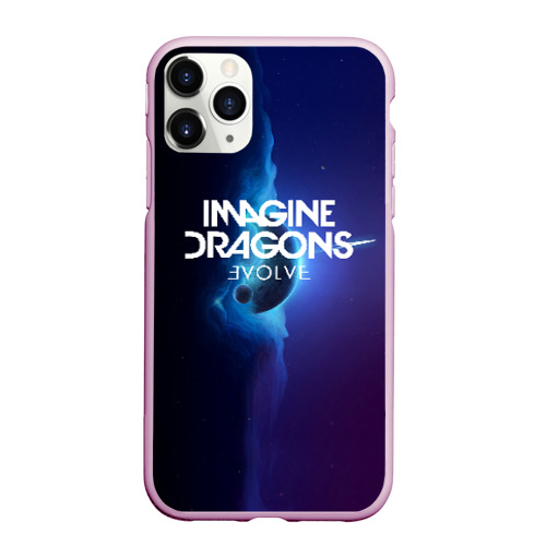 Чехол для iPhone 11 Pro Max матовый Imagine dragons, цвет розовый