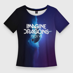 Женская футболка 3D Slim Imagine dragons